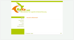 Desktop Screenshot of koko-logistik.de